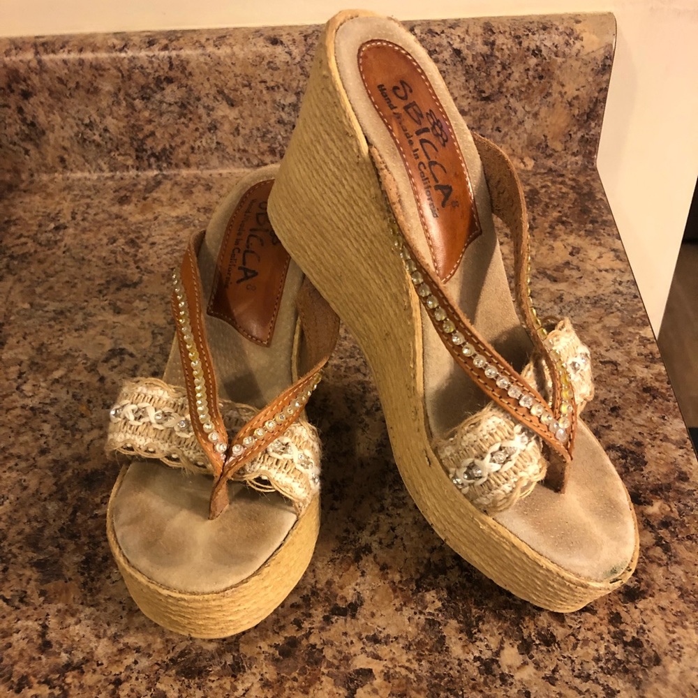 Wedge sandals